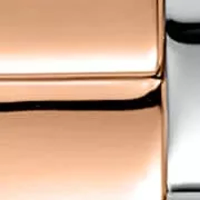 DKNY Women's Essentials Silver Dial Two-Tone Rose Gold Stainless Steel Bracelet Watch 28mm