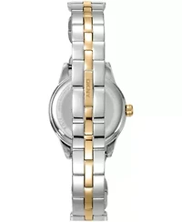 DKNY Women's Open Link Silver Dial Two-Tone Stainless Steel Bracelet Watch 26mm