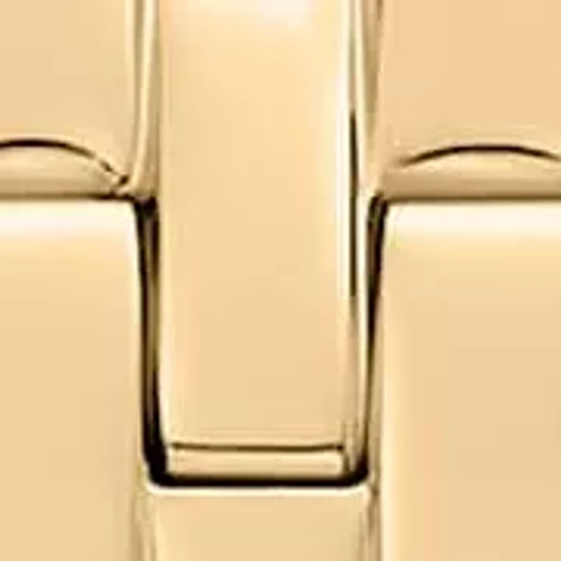 DKNY Women's Signature Shape Silver Dial Gold-Tone Stainless Steel Braclet Watch 20x33mm