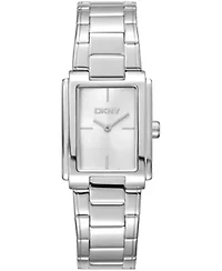 DKNY Women's Silver Dial Stainless Steel Bracelet Watch 23 x 30mm 30M