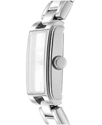 DKNY Women's Silver Dial Stainless Steel Bracelet Watch 23 x 30mm 30M