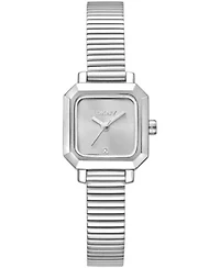 DKNY Women's Silver Dial Stainless Steel Tubogas Bracelet Watch 22mm 30M