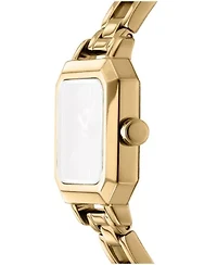 DKNY Women's Champagne Dial Open Link Gold-Tone Stainless Steel Bracelet Watch 27 x 27mm 30M