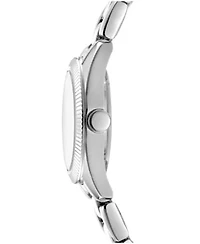 DKNY Women's Mini Silver Dial Stainless Steel Bracelet Watch 23 mm