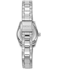 DKNY Women's Mini Silver Dial Stainless Steel Bracelet Watch 23 mm