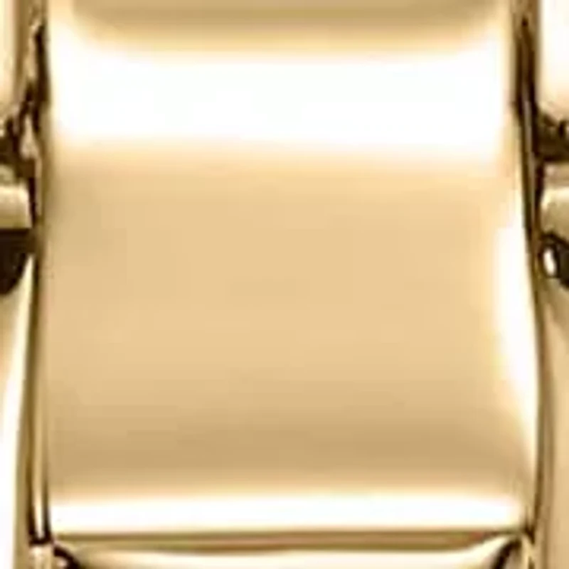 DKNY Women's Mini Silver Dial Gold-Tone Stainless Steel Bracelet Watch 23 mm