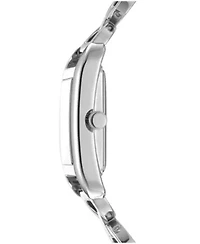 DKNY Women's Open Link Black Dial Stainless Steel Bracelet Watch 21x34mm