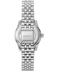 DKNY Women's Essentials Black Dial Stainless Steel Bracelet Watch 28mm