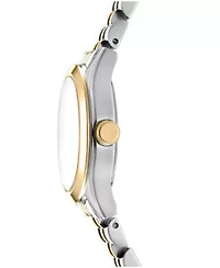 DKNY Women's Essentials Green Dial Two-Tone Stainless Steel Bracelet Watch 28mm