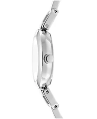 DKNY Women's Half Bangle Black Dial Stainless Steel Watch 26mm