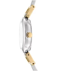 DKNY Women's Half Bangle Champagne Dial Two-Tone Stainless Steel Watch 26mm