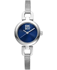 DKNY Women's Milanese Dark Blue Dial Stainless Steel Bracelet Watch 26mm