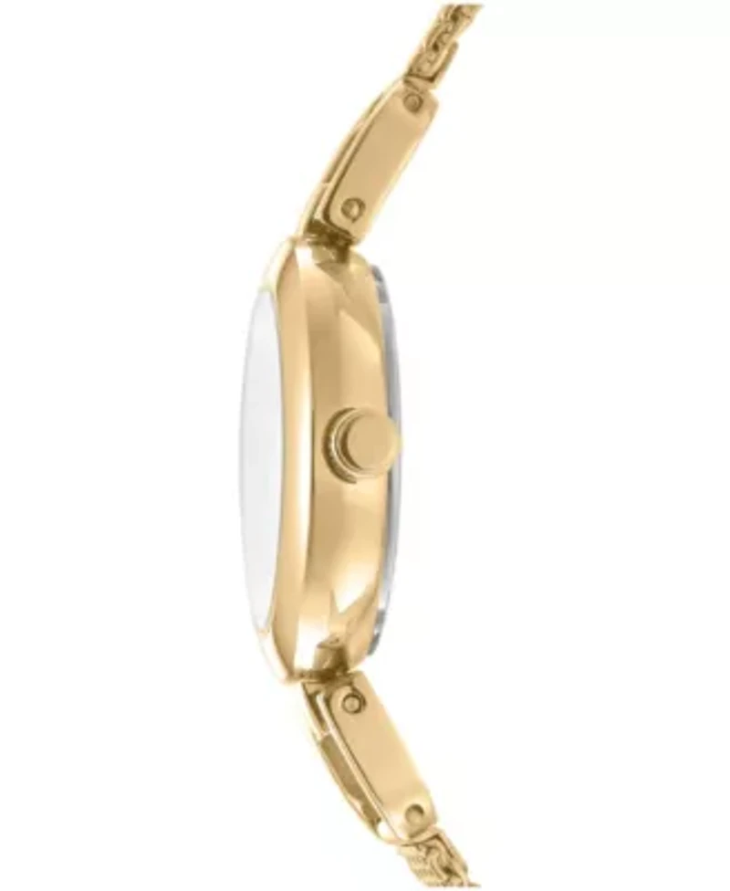 DKNY Women's Milanese Dark Blue Dial Gold-Tone Stainless Steel Bracelet Watch 26mm