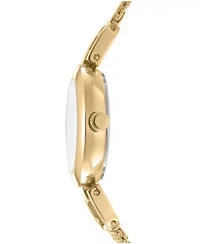 DKNY Women's Milanese Dark Blue Dial Gold-Tone Stainless Steel Bracelet Watch 26mm