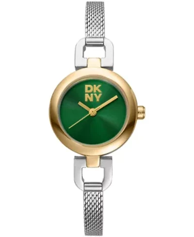 DKNY Women's Milanese Dark Green Dial Stainless Steel Bracelet Watch 26mm