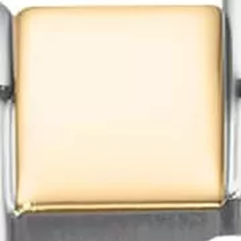 DKNY Women's Open Link Silver Dial Two-Tone Stainless Steel Bracelet Watch 28mm