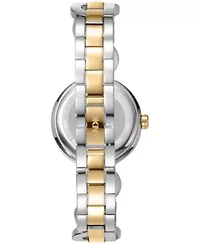 DKNY Women's Open Link Silver Dial Two-Tone Stainless Steel Bracelet Watch 28mm