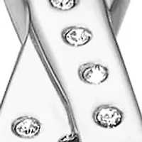 DKNY Women's Half Bangle Silver Dial Stainless Steel Watch 26mm