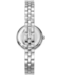 DKNY Women's Half Bangle Silver Dial Stainless Steel Watch 26mm