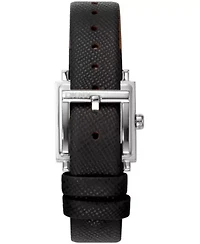 DKNY Women's Milanese Black Dial Black Leather Strap Watch & Stainless Steel 24x31mm