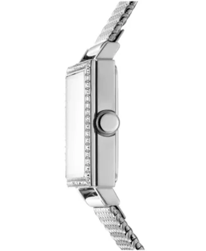 DKNY Women's Milanese Black Dial Stainless Steel Bracelet Watch 24x31mm