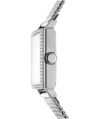 DKNY Women's Milanese Black Dial Stainless Steel Bracelet Watch 24x31mm