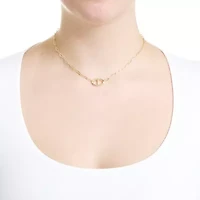 Gold Plated 16" + 2" Marina Link Necklace