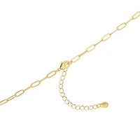 Gold Plated 16" + 2" Marina Link Necklace