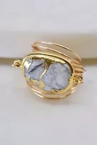 Torrey Ring White Mojave Copper
