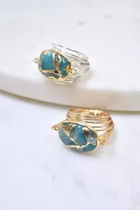 Torrey Ring Teal Mojave Copper