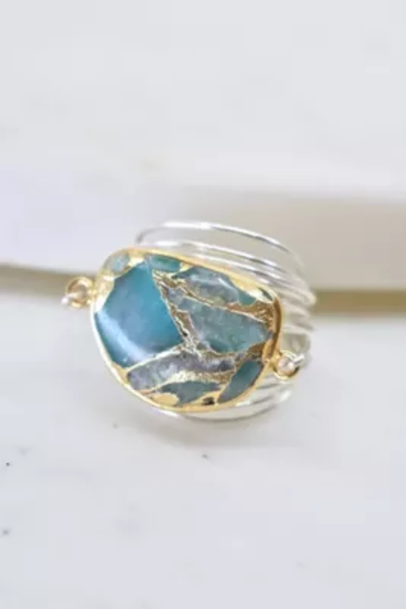 Torrey Ring Teal Mojave Copper
