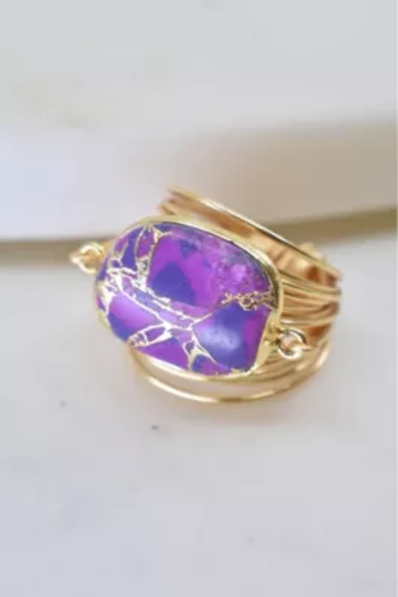 Torrey Ring Purple Mojave Copper