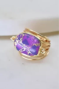 Torrey Ring Purple Mojave Copper