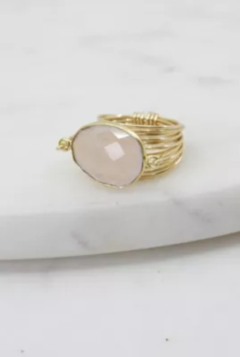 Torrey Ring Rose Quartz