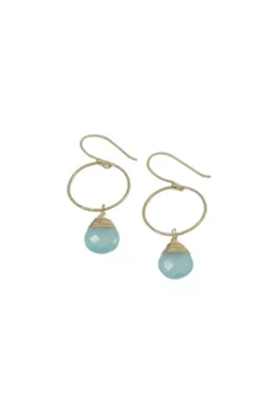 Yuliya Earring In Chalcedony