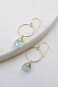 Yuliya Earring In Chalcedony
