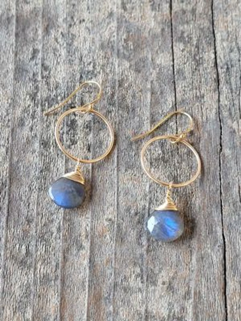 Yuliya Earring In Labradorite