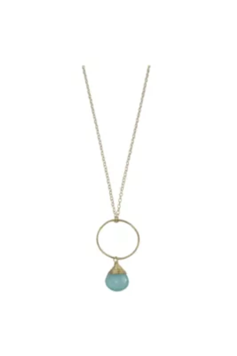 Yuliya Necklace In Chalcedony
