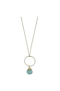 Yuliya Necklace In Chalcedony