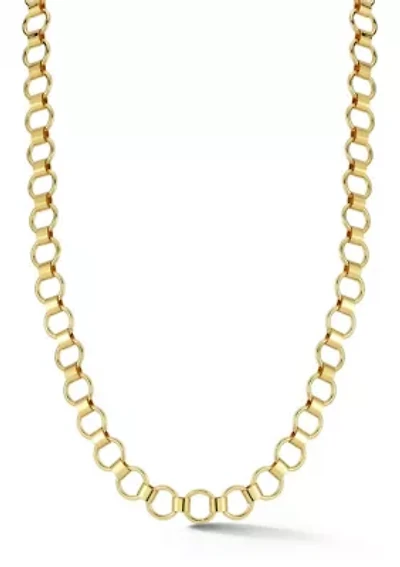 Circular Link Chain Necklace