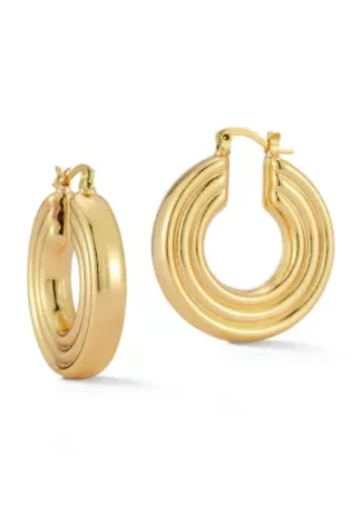 Ribbed Round Hoops