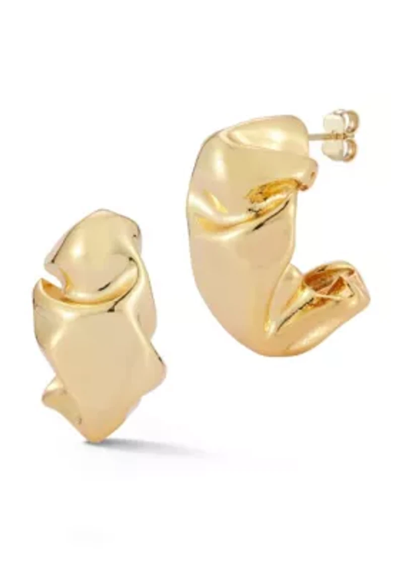 Sculptural Hoop Earrings