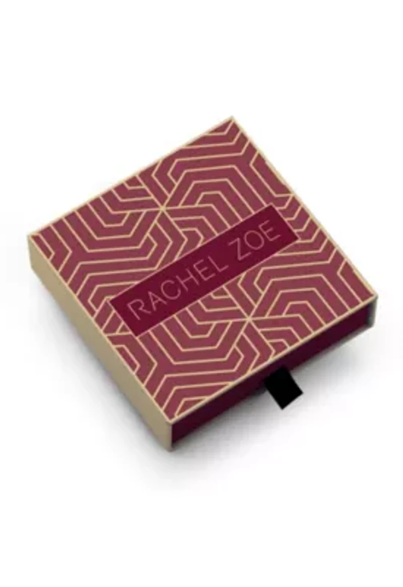 Sterling Silver Half Pave Bangle Bracelet