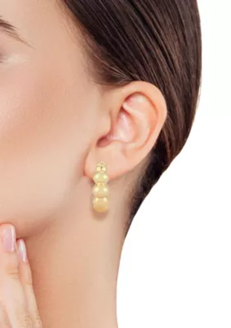 Bold Bubble Hoop Earrings
