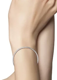 Sterling Silver Cubic Zirconia Tennis Bracelet