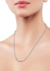 Italian Sterling Silver Snake Chain Necklace