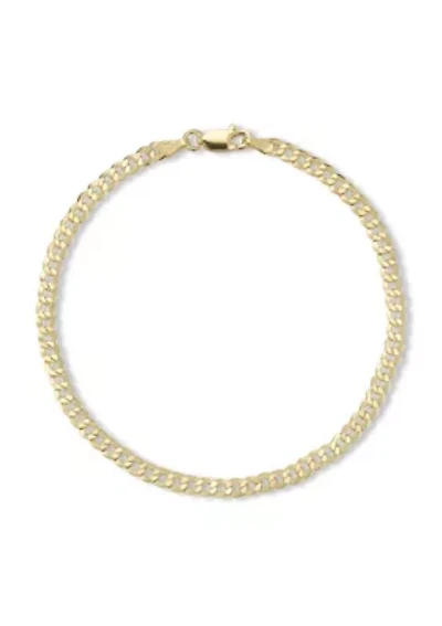 Italian Sterling Silver Curb Chain Bracelet