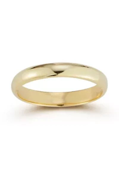 Sterling Silver Polished Band Ring