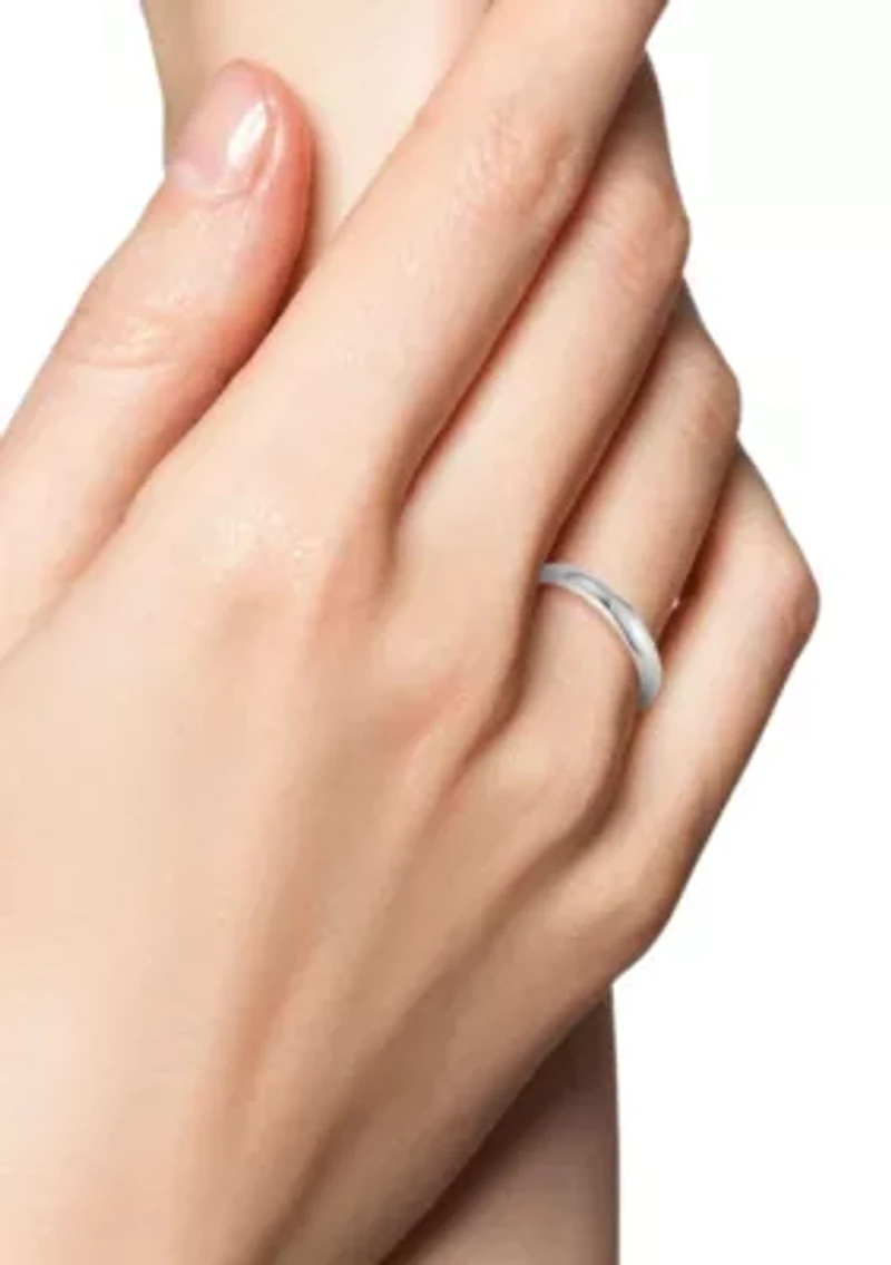 Sterling Silver Polished Band Ring