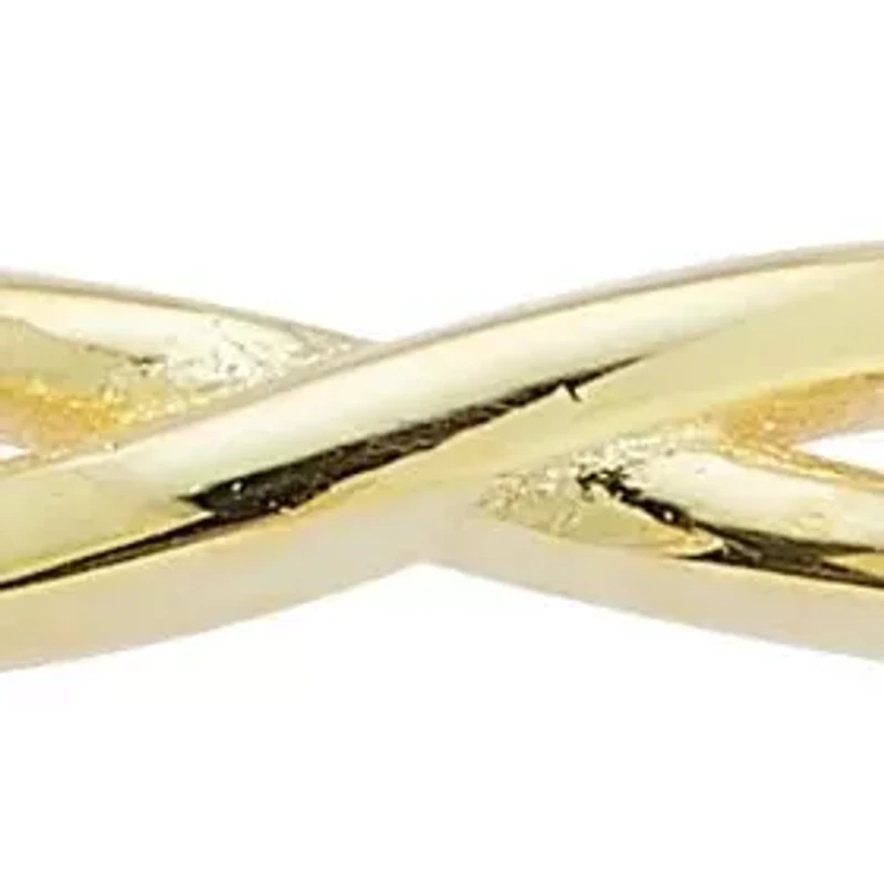 Sterling Silver Infinity Twist Band Ring